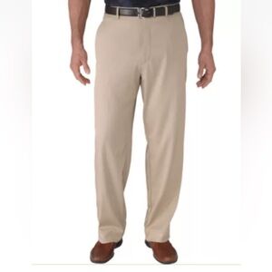 Snake Eyes‎ Dry-18 Golf Pants Khaki Flat Front Men Size 34x34 (1023)